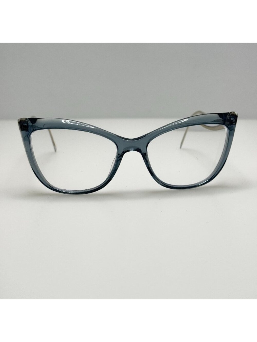 Marciano Eyeglasses Eye Glasses Frames Silver Blue